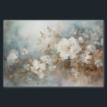 Delicate, Soft Beautiful Elegant Florals Decoupage Tissue Paper<br><div class="desc">Add a touch of delicate charm to your gifts and projects with our exquisite tissue paper featuring muted, beautiful flowers. Elevate your packaging and decoupage crafting with these elegant designs, perfect for weddings, birthdays, and special occasions. Shop now and make every presentation a work of art! -- Commercial Usage is...</div>