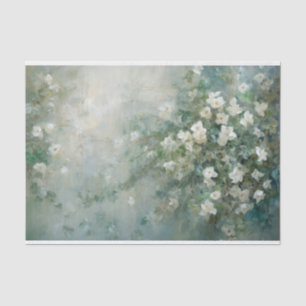 Delicate, Soft Beautiful Elegant Florals Decoupage Tissue Paper