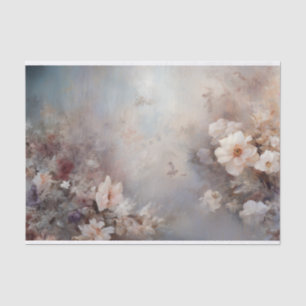 Delicate, Soft Beautiful Elegant Florals Decoupage Tissue Paper