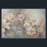 Delicate, Soft Beautiful Elegant Florals Decoupage Tissue Paper<br><div class="desc">Add a touch of delicate charm to your gifts and projects with our exquisite tissue paper featuring muted, beautiful flowers. Elevate your packaging and decoupage crafting with these elegant designs, perfect for weddings, birthdays, and special occasions. Shop now and make every presentation a work of art! -- Commercial Usage is...</div>
