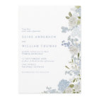 Delicate Soft Blue Floral Wedding