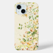 Delicate Spring Blossoms Watercolor Phone Case