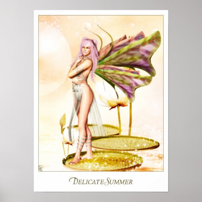 Delicate Summer Faerie Poster (Front)