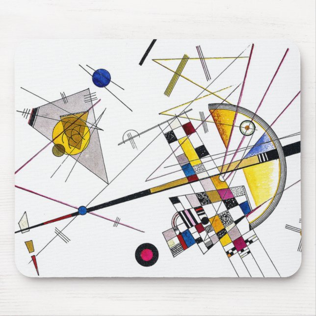 Delicate Tension #85 -  Kandinsky Mouse Mat (Front)