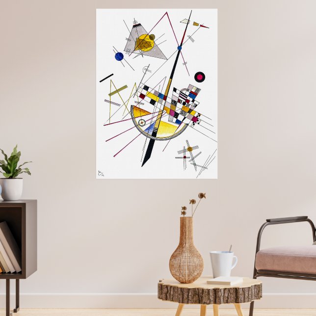 Delicate Tension #85 -  Kandinsky Poster (Living Room 3)