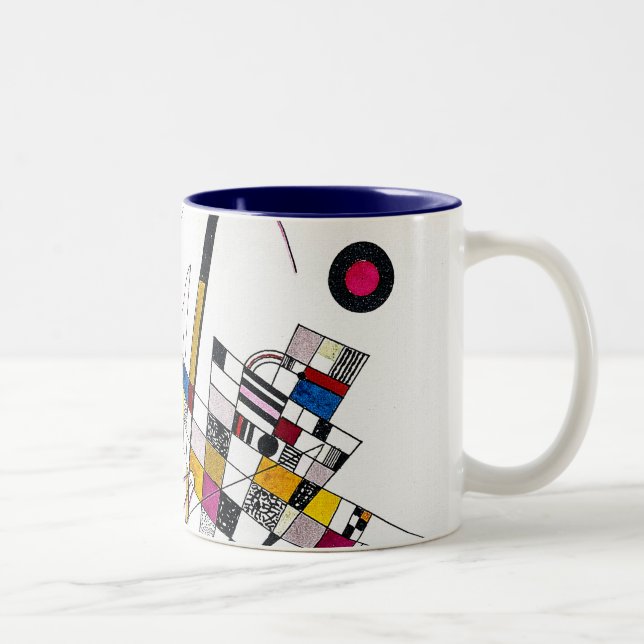 Delicate Tension #85 -  Kandinsky Two-Tone Coffee Mug (Right)
