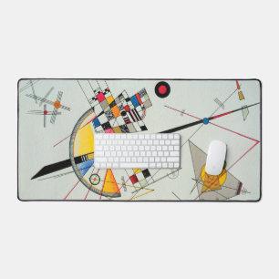 Delicate Tension by Wassily Kandinsky  Desk Mat
