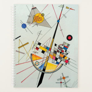 Delicate Tension by Wassily Kandinsky Planner