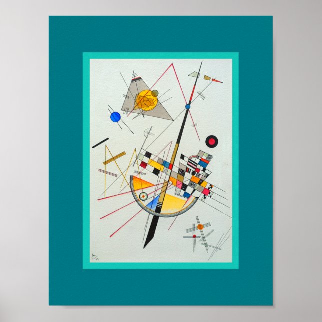 Delicate Tension by Wassily Kandinsky Poster (Front)