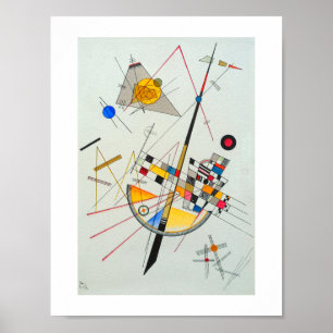 Delicate Tension by Wassily Kandinsky Poster