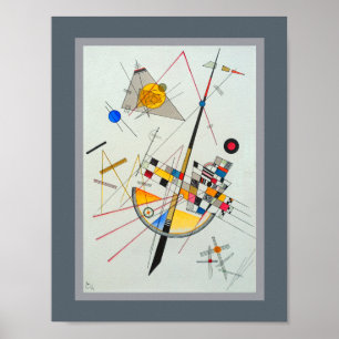 Delicate Tension by Wassily Kandinsky Poster