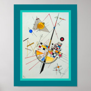 Delicate Tension by Wassily Kandinsky Poster