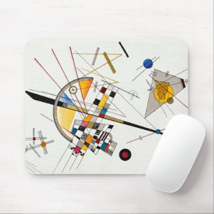 Delicate Tension, No. 85 by Wassily Kandinsky Mouse Mat