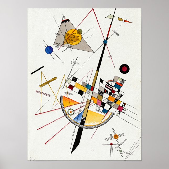 Delicate Tension, No. 85 by Wassily Kandinsky Poster (Front)