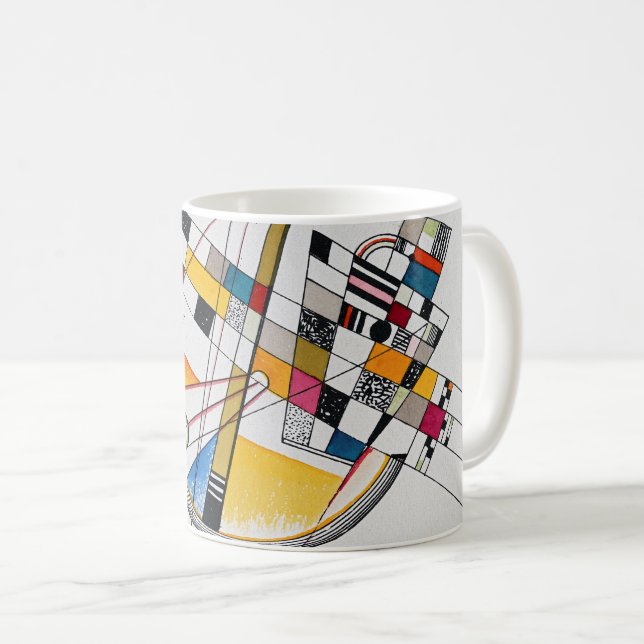 Delicate Tension No.85, Wassily Kandinsky Coffee Mug (Front Right)