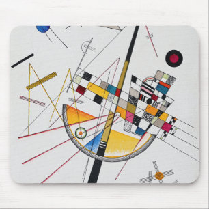 Delicate Tension No.85, Wassily Kandinsky Mouse Mat