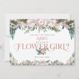 Delicate Watercolor Floral Bloom Invitation