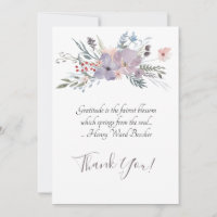 Delicate Watercolor Floral Spray