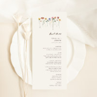 Delicate Wildflower | Beige Garden Wedding Dinner