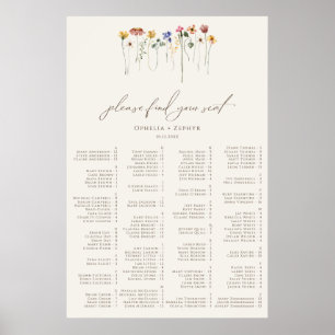 Delicate Wildflower Please Find Your Seating Chart