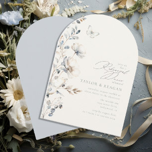 Delicate Wildflower Rehearsal Dinner ID1102 Invitation