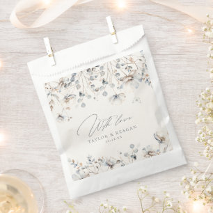 Delicate Wildflower Watercolor With Love ID1102 Favour Bags