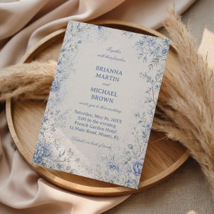 Delicate Winter Blooms In Harmony Invitation