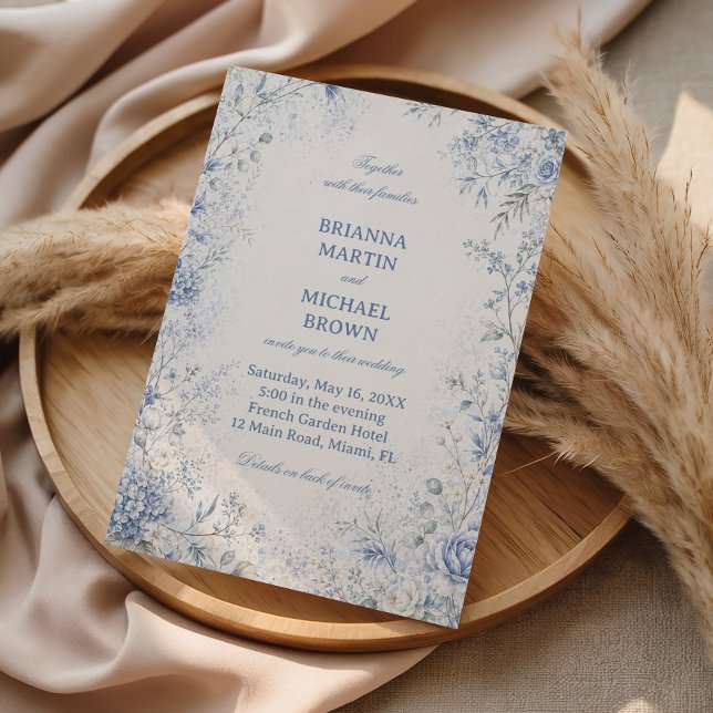 Delicate Winter Blooms In Harmony Invitation (Creator Uploaded)