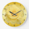 Delicate Yellow Rose Wall Clock