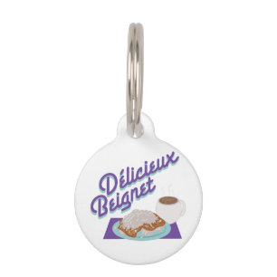 Delicieux Beignet Pet Tag