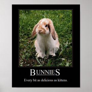 Delicious Bunnies! Poster