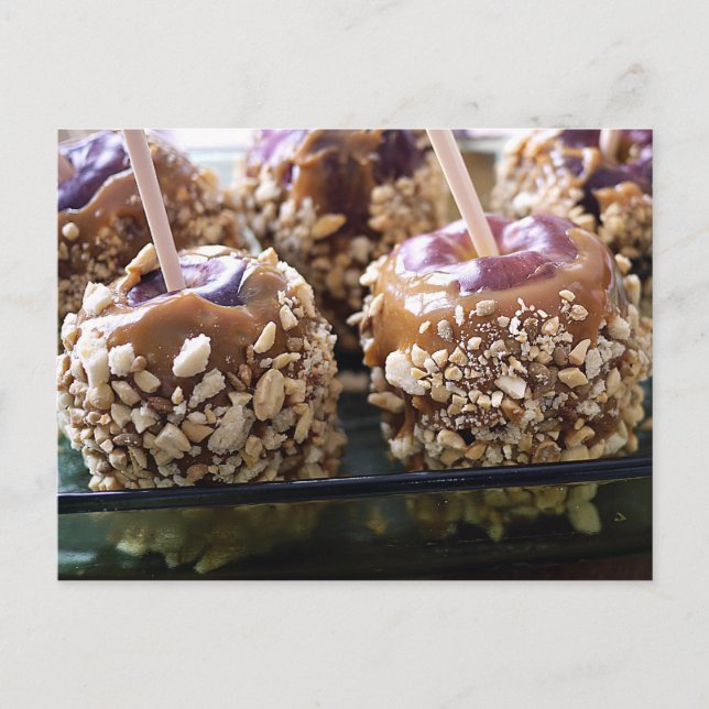 Delicious Caramel Apple Postcards (Front)
