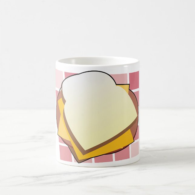 Delicious Cheese Sandwich Fun Food  Coffee Mug (Creator Uploaded)