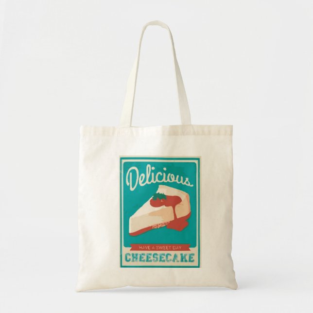 Delicious Cheesecake Tote Bag (Front)