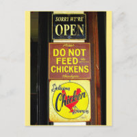 Delicious Chicken Dinners Funny Sign