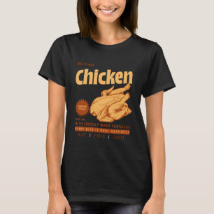 Delicious Chicken (Food Statement & Retro Graphic) T-Shirt