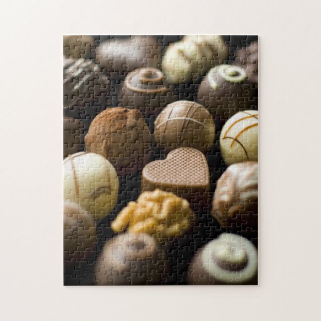 Delicious chocolate pralines jigsaw puzzle (Vertical)
