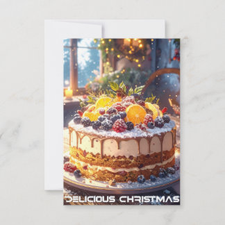 DELICIOUS CHRISTMAS - modern style - Card