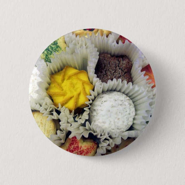 Delicious Cookies 6 Cm Round Badge (Front)