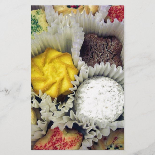 Delicious Cookies Stationery (Front)