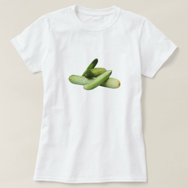 Delicious cucumbers are here T-Shirt (Design Front)