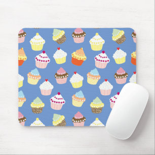Delicious Decorated Birthday Cupcakes Mouse Mat