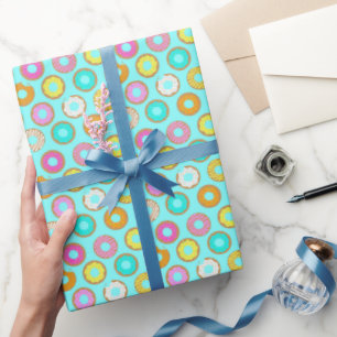 Delicious Dessert Doughnuts Wrapping Paper