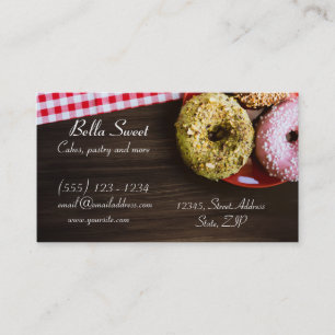 Delicious Doughnuts Business Card