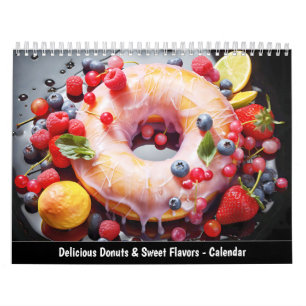 Delicious Doughnuts & Sweet Flavours 2026 Calendar