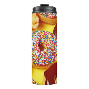 Delicious doughnuts thermal tumbler