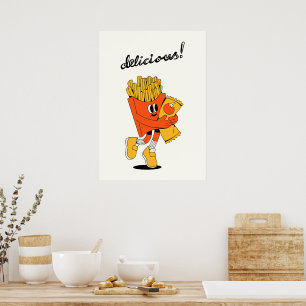 Delicious fries  poster