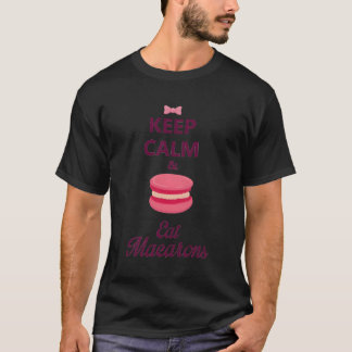 Delicious Funny Keep Calm And Eat Macarons Tee Swe