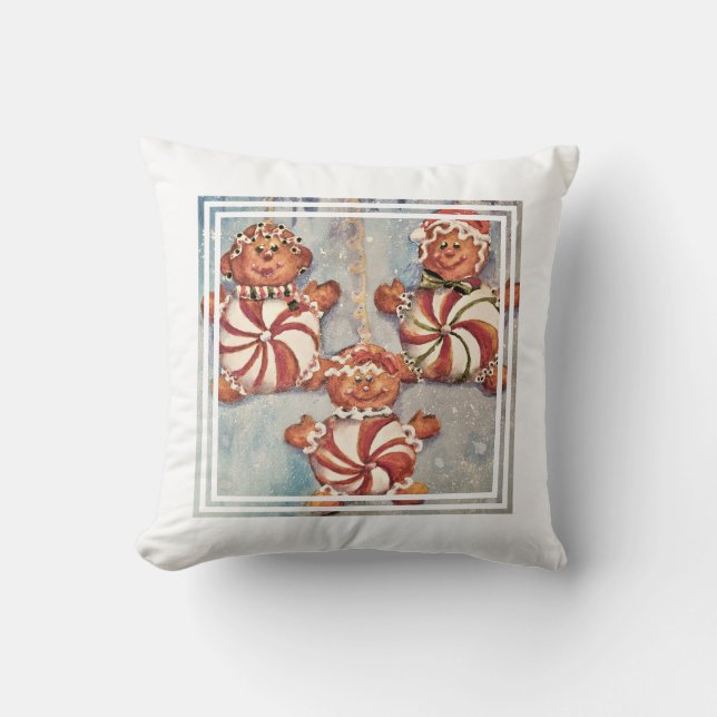 Delicious Gingerbread Cookies Cushion (Front)