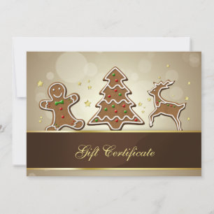 Delicious Gingerbread Cookies Gift Certificate